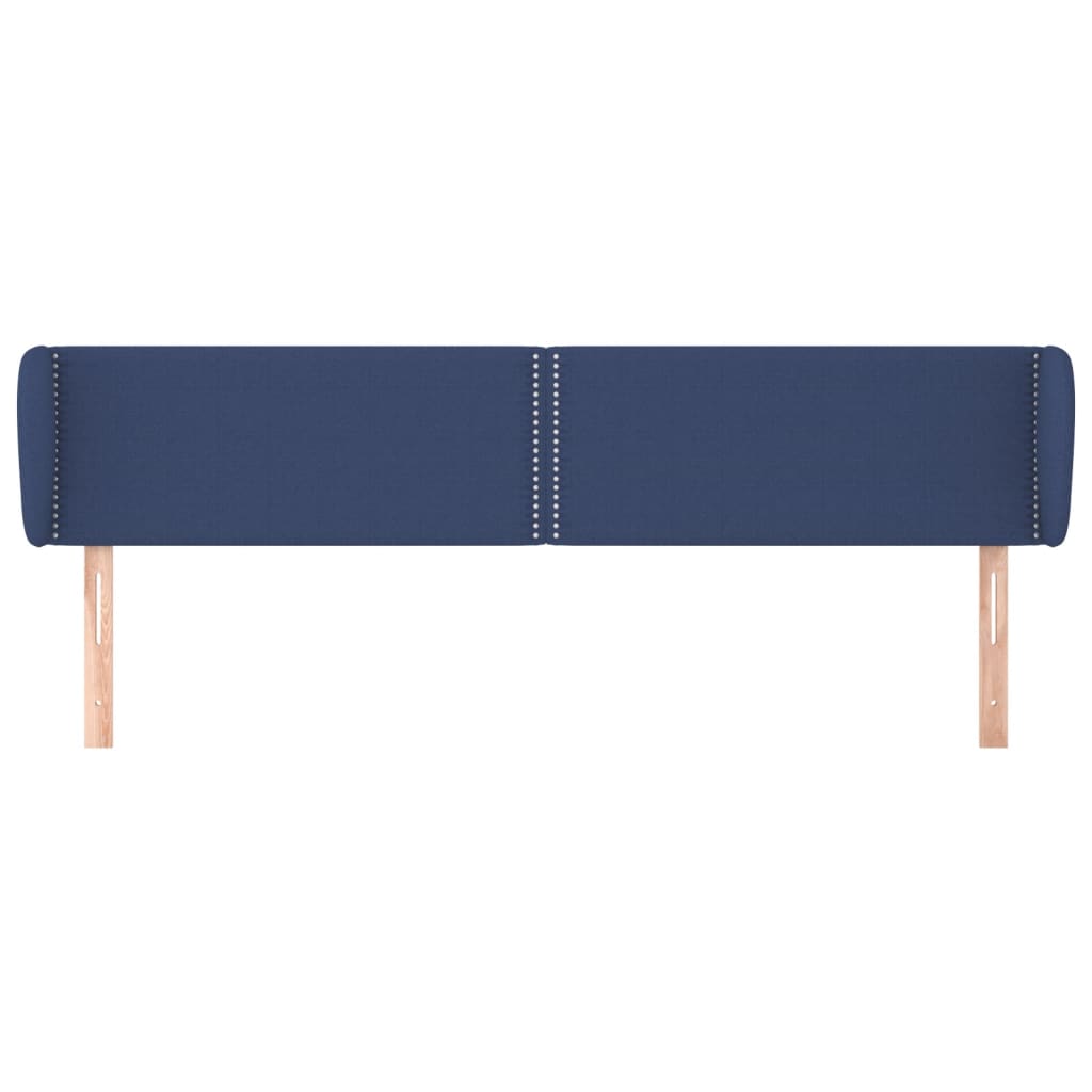 Kopfteil mit Ohren Dunkelgrau 83x23x78/88 cm Stoff