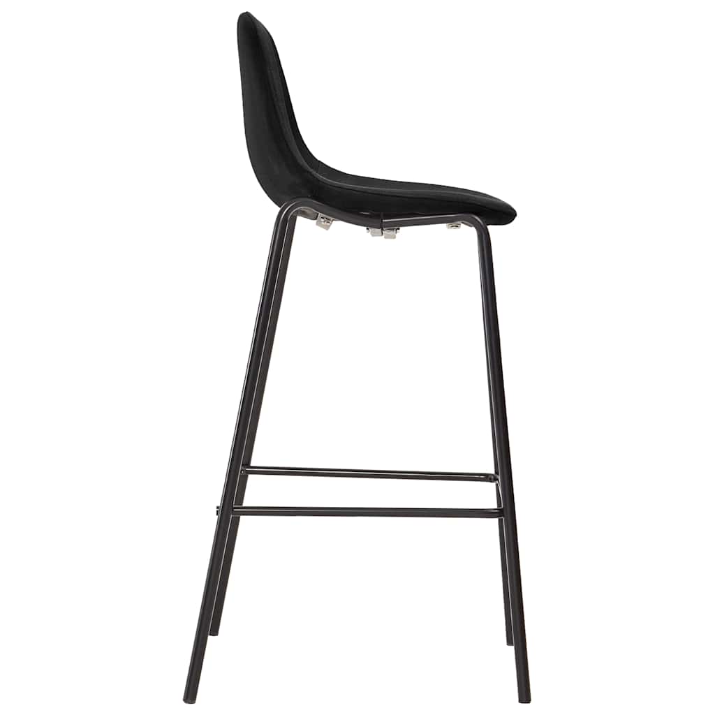 3-tlg. Bar-Set Stoff Dunkelgrau