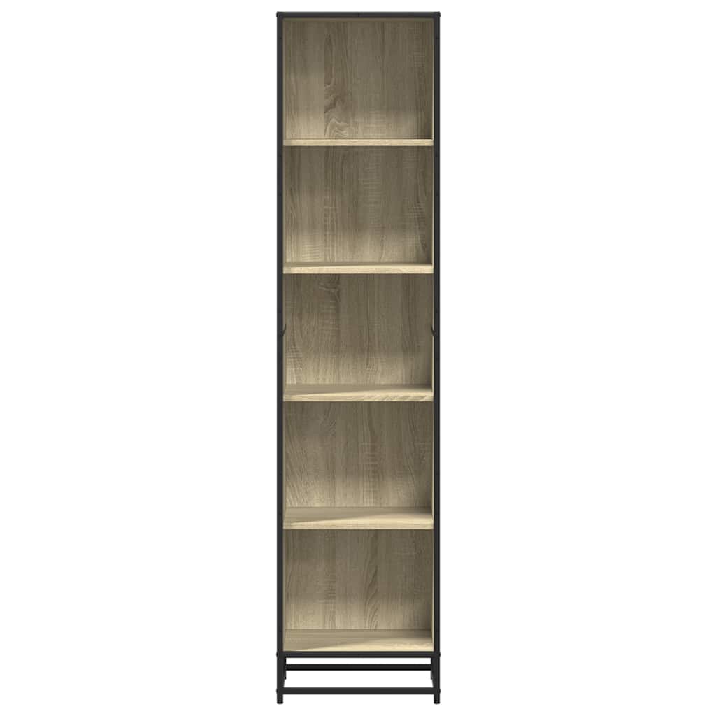 Bücherregal Schwarz 60x35x139 cm Holzwerkstoff