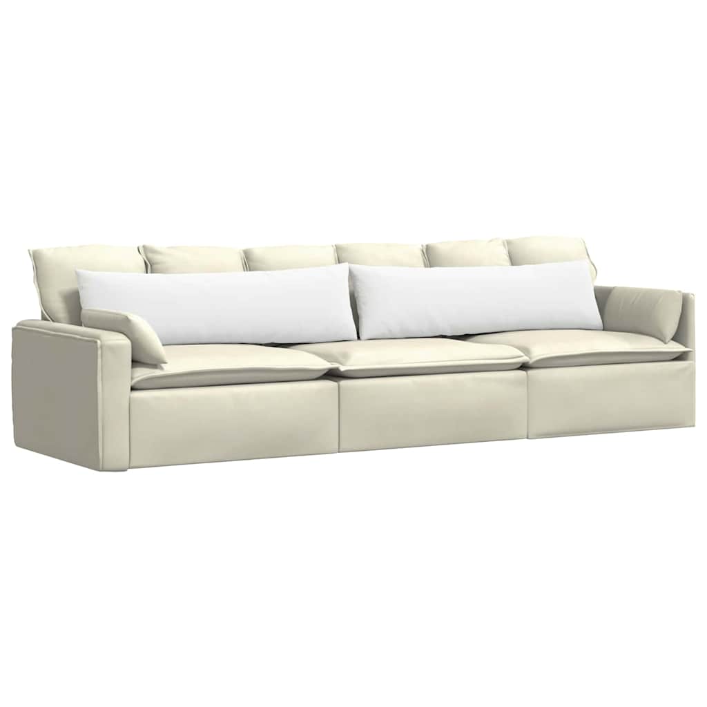 Sofakissen 2 pcs Hellgrau 50 x 30 cm Stoff