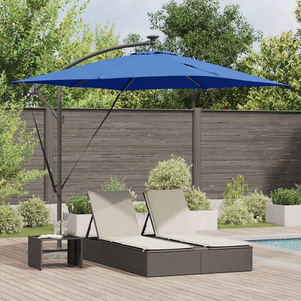 Sonnenschirm Sand 249 x 249 x 250 cm Polyester und Aluminium