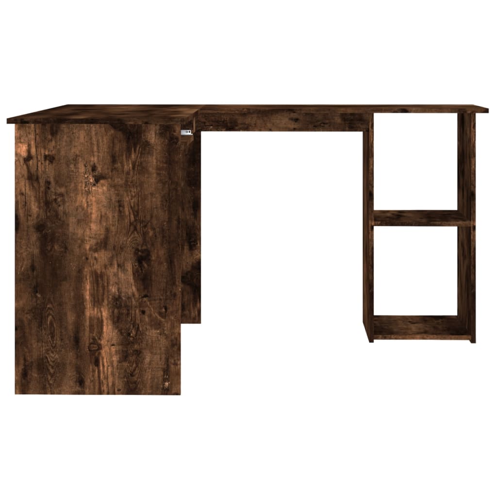 Eckschreibtisch in L-Form Weiß 120x140x75 cm Holzwerkstoff