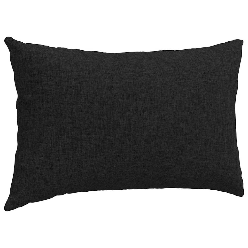 Sofakissen 2 pcs Hellgrau 50 x 30 cm Stoff