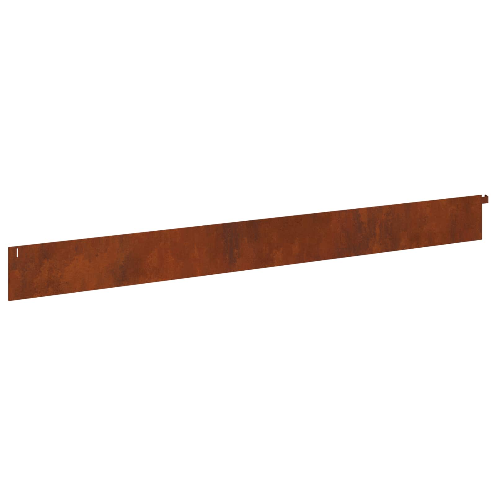 Raseneinfassung 10 pcs 102 x 4 x 4 cm Stahl Schwarz