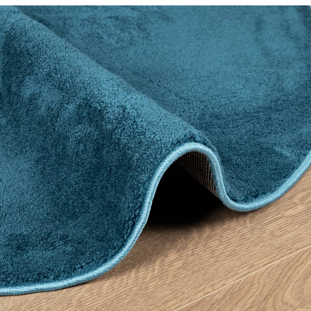 Teppich OVIEDO Kurzflor Anthrazit 120x120 cm