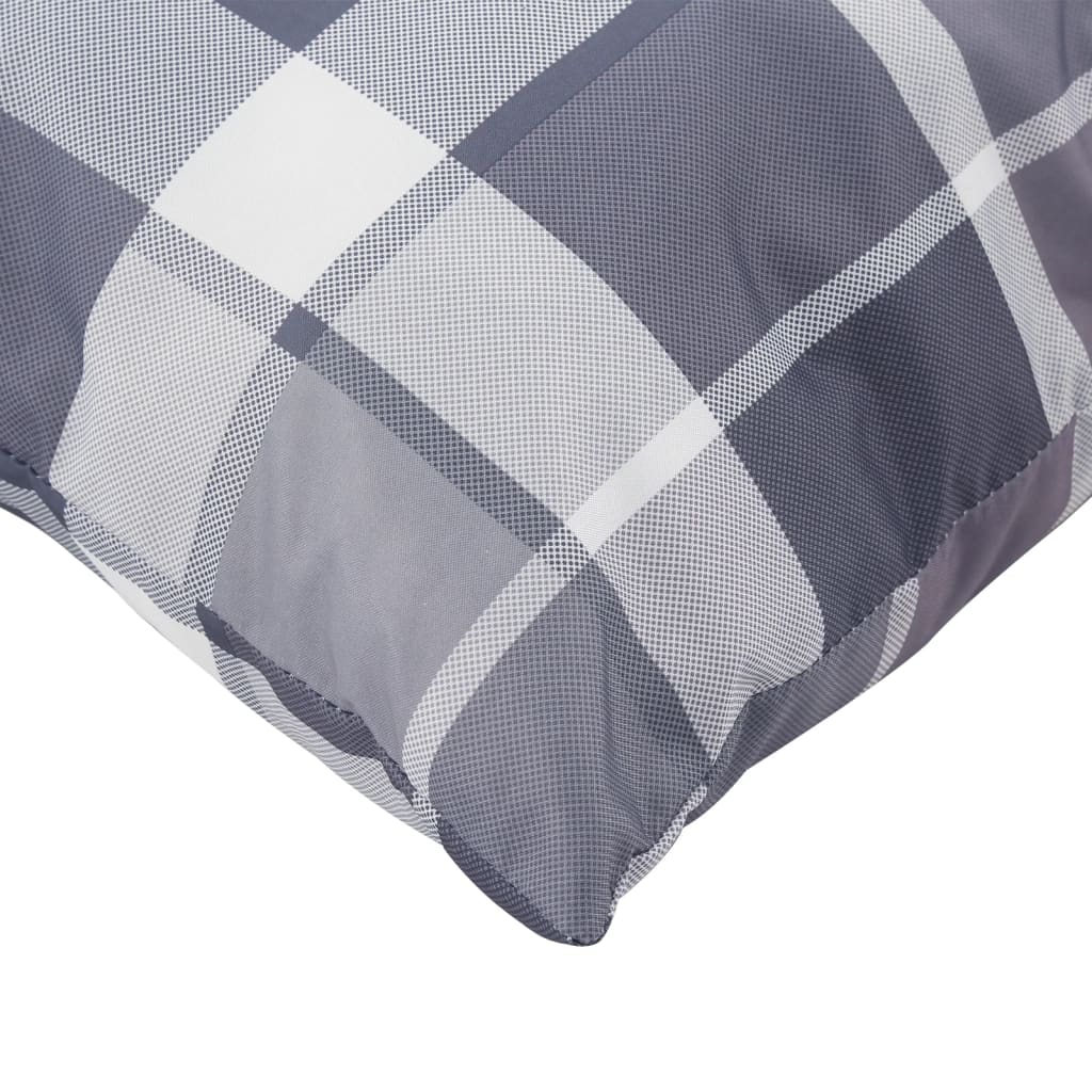 Palettenkissen 3-tlg. Taupe Stoff