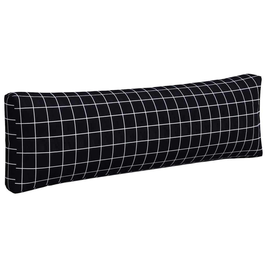 Palettenkissen Blau Weiß Gestreift 58x58x10 cm Oxford-Gewebe