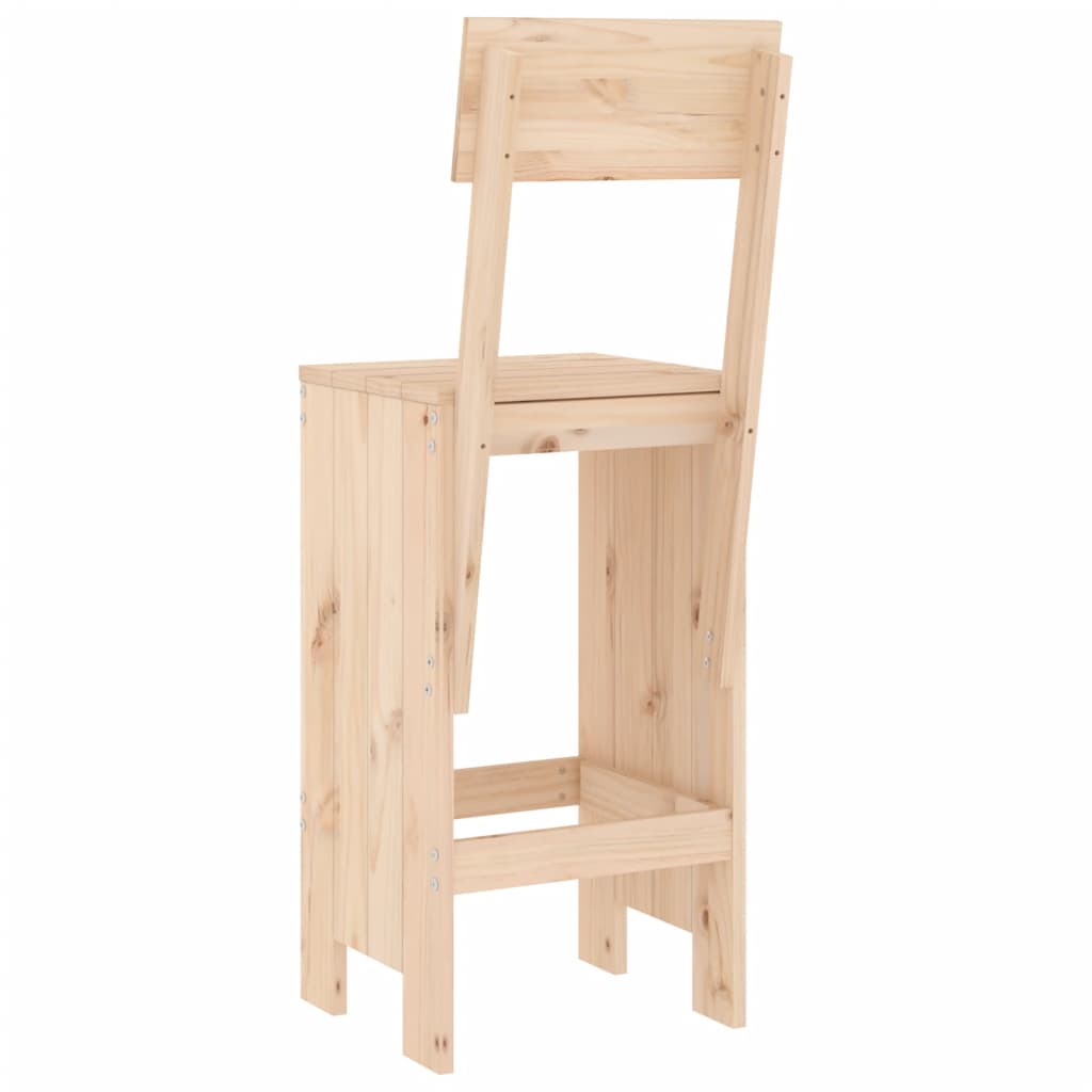 Barhocker 2 Stk. 40x42x120 cm Massivholz Kiefer