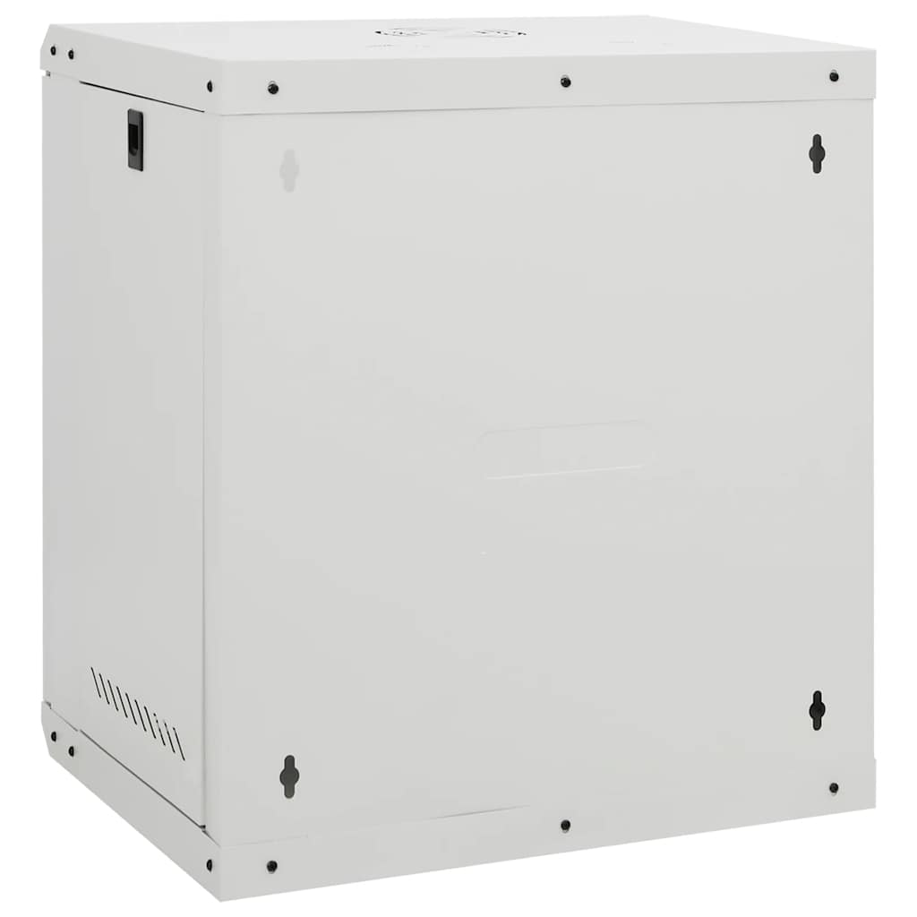 Netzwerkschrank mit Speicher Grau 60 x 45 x 28 cm Stahl
