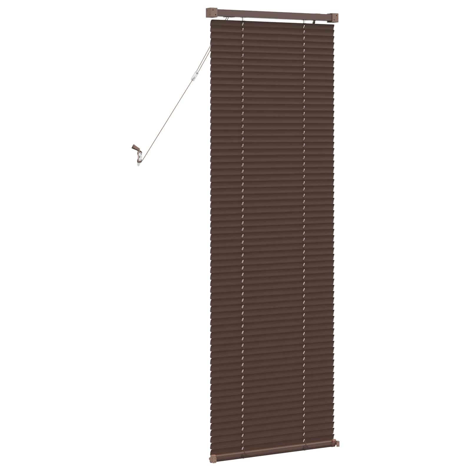 Jalousie Silber Grau 150 x 40 cm 25 mm PVC