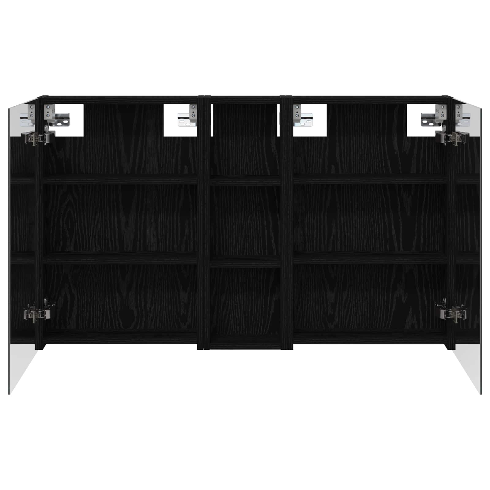 Badezimmerschrank-Set 3 pcs 80 x 10,5 x 50 cm Holzwerkstoff