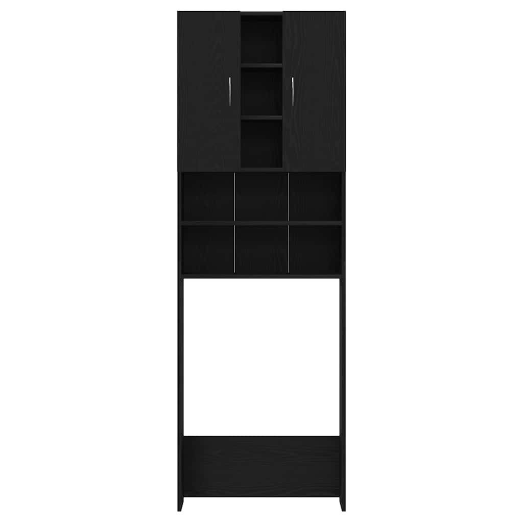 Waschmaschinenschrank Weiß 64x25,5x190 cm