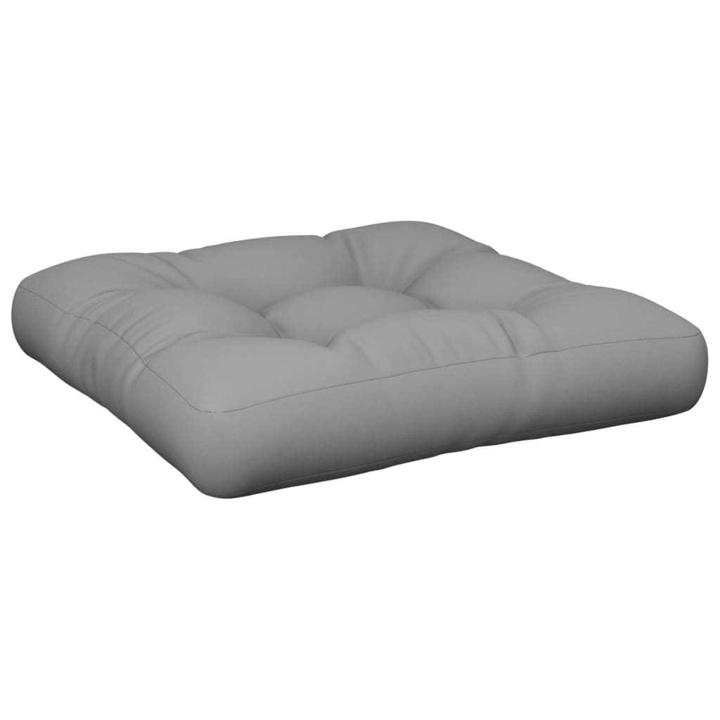 Palettenkissen Anthrazit 50x50x12 cm Stoff