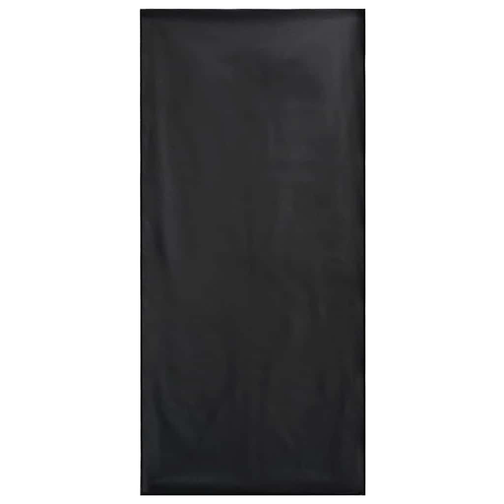 Außenstuhl Handtücher 2 pcs Schwarz 130 x 60 cm