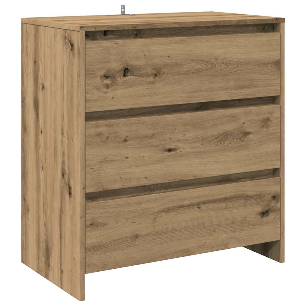 3-tlg. Sideboard Weiß Holzwerkstoff