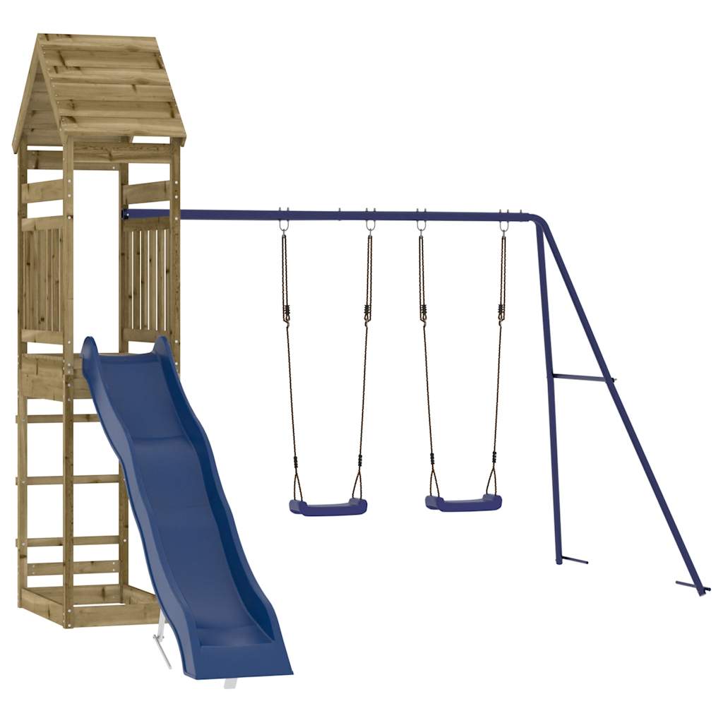 Spielturm Massivholz Kiefer