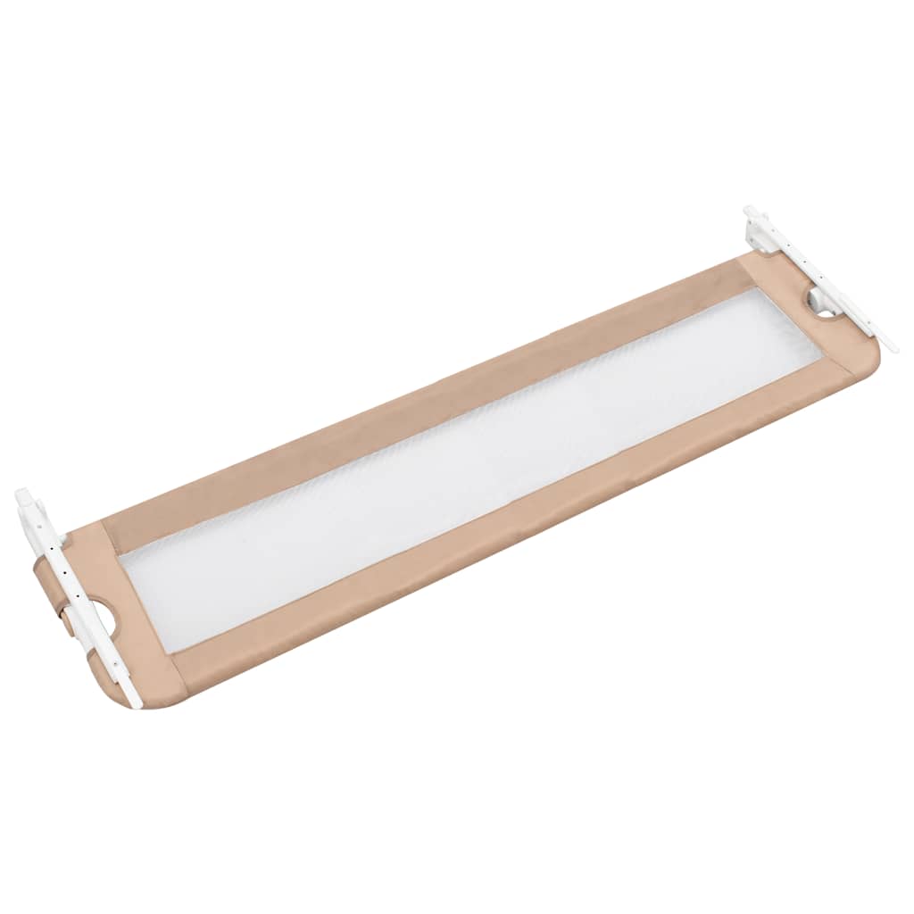 Kleinkind-Bettschutzgitter Taupe 102x42 cm Polyester
