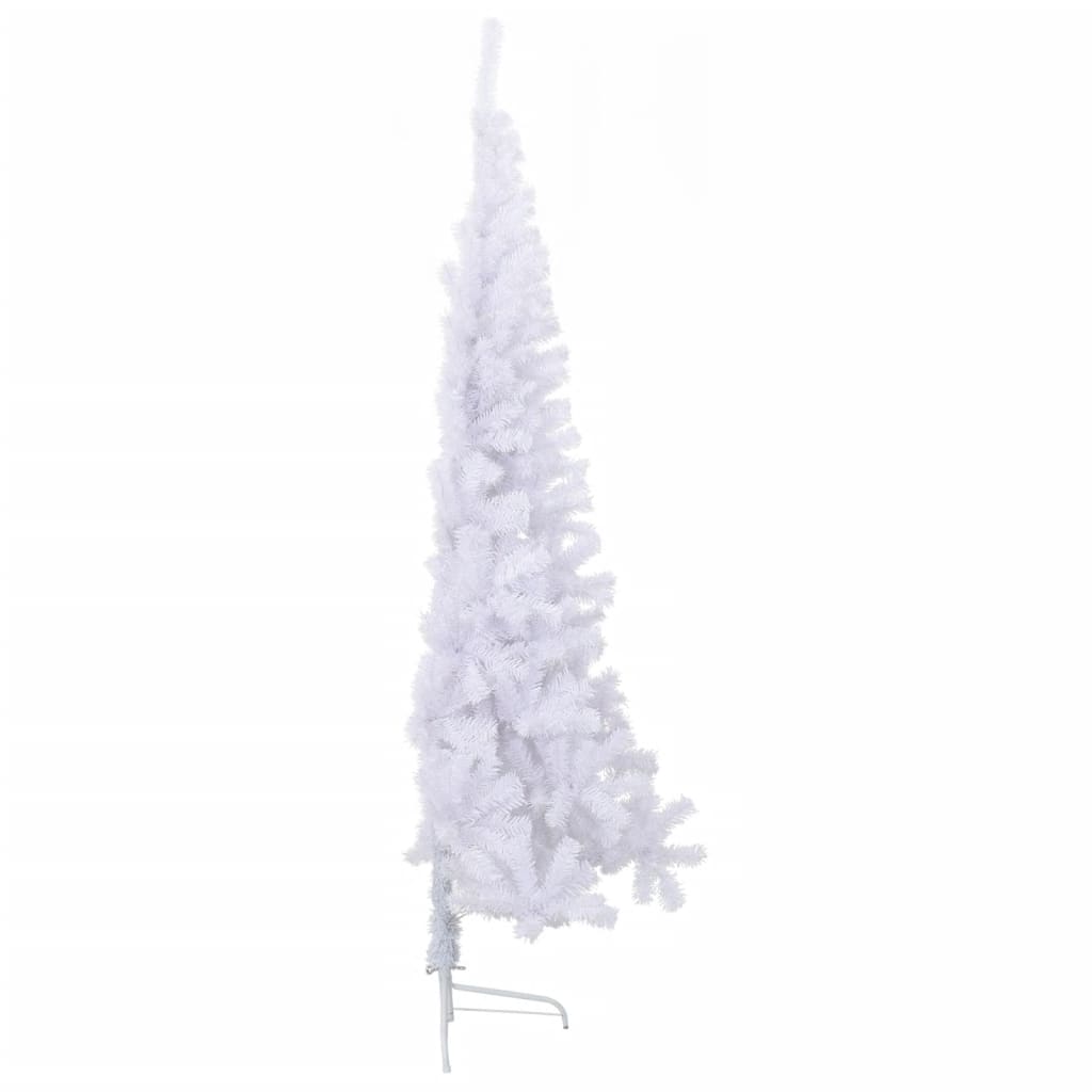 Künstlicher Halb-Weihnachtsbaum mit Ständer Grün 150 cm PVC