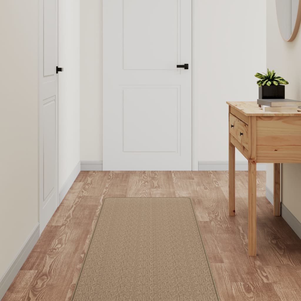 Teppichläufer Sisal-Optik Platina 50x100 cm