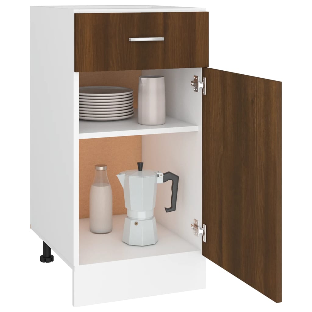 Unterschrank Lyon Weiß 60x46x81,5 cm Holzwerkstoff