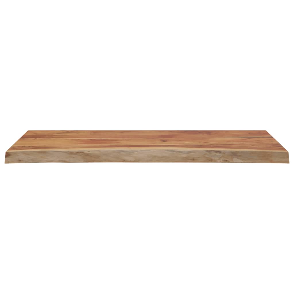 Wandregal 40x20x2,5 cm Rechteckig Massivholz Akazie Baumkante