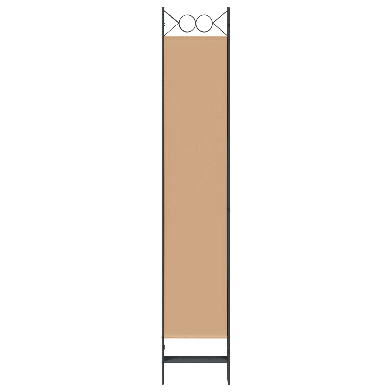 3-teiliger Raumteiler Beige 120 x 200 cm Stoff