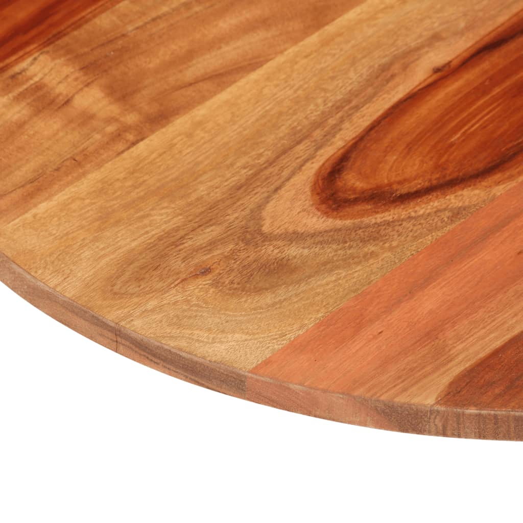 Tischplatte Massivholz Akazie Rund 15-16 mm 40 cm