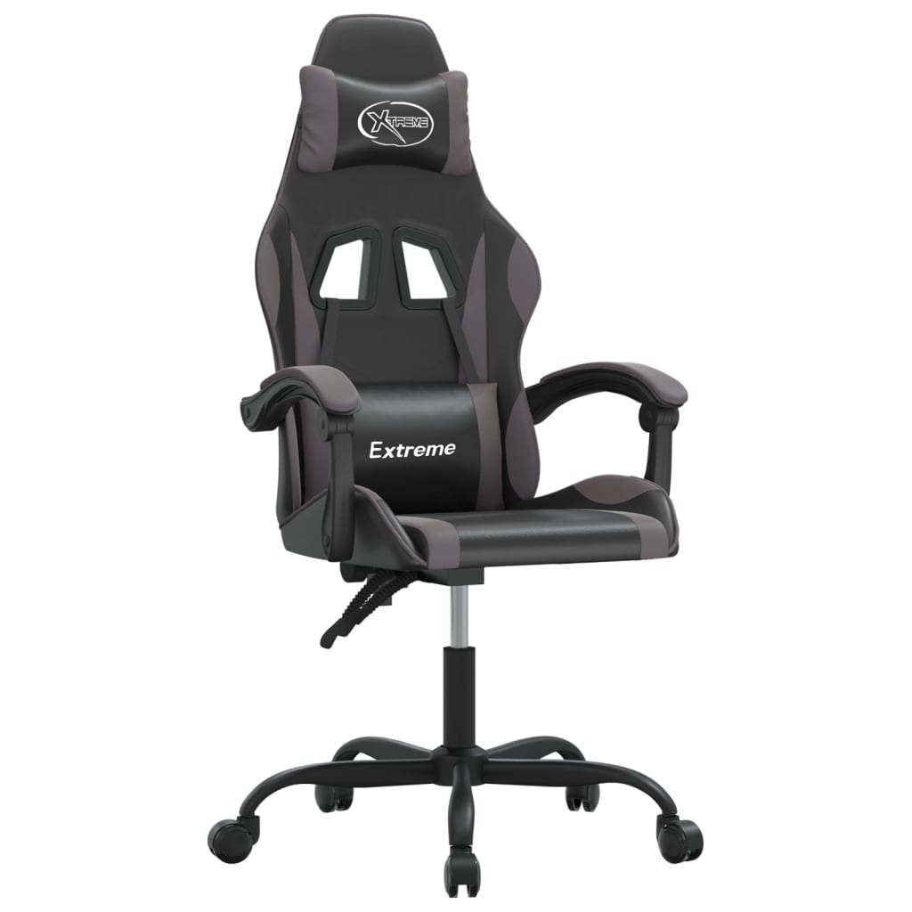 Gaming-Stuhl Schwarz und Golden Kunstleder