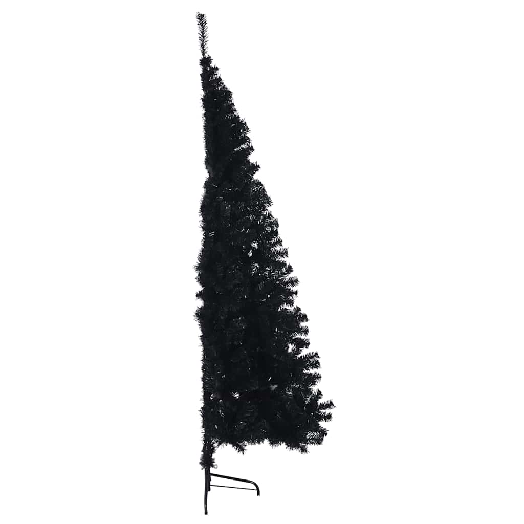 Künstlicher Halb-Weihnachtsbaum mit Ständer Grün 150 cm PVC