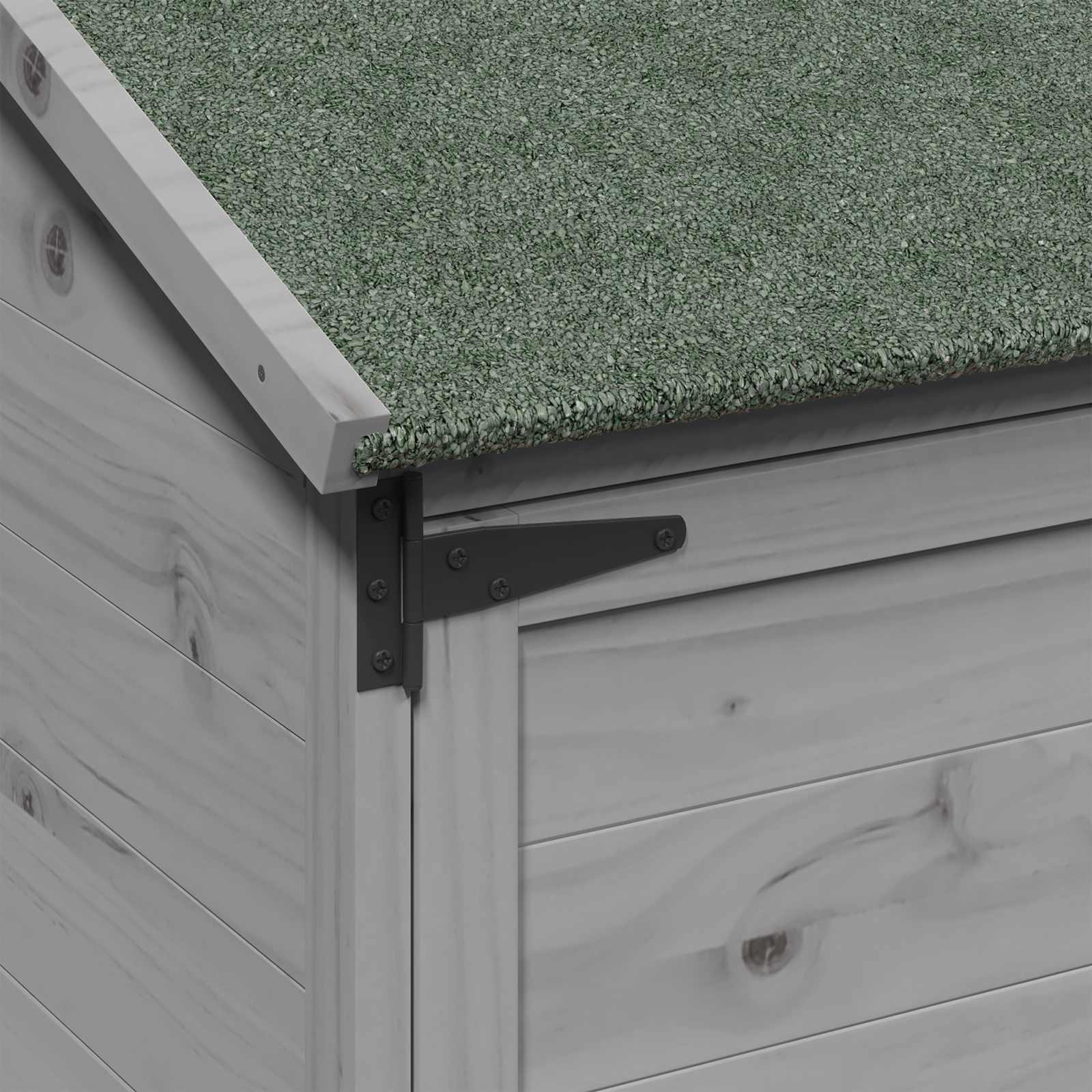 Gartenschuppen Natur 59 x 56 x 113,5 cm Massivholz aus Fichte