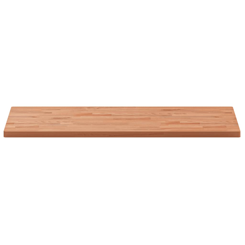 Tischplatte 80x40x1,5 cm Rechteckig Massivholz Buche