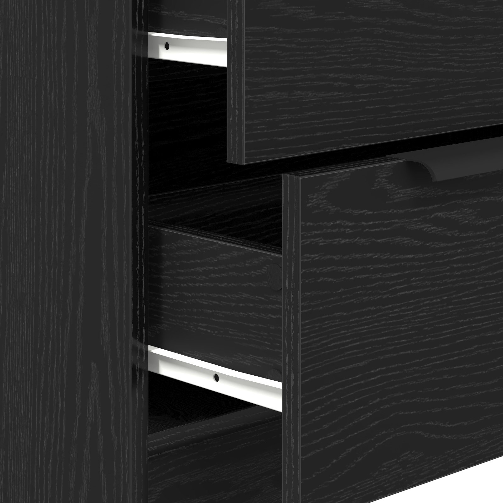 3-tlg. Sideboards Weiß Holzwerkstoff