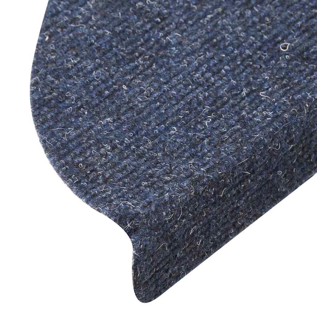 Stufenmatten Selbstklebend 15 Stk. 56x17x3 cm Hellbraun Halbrund