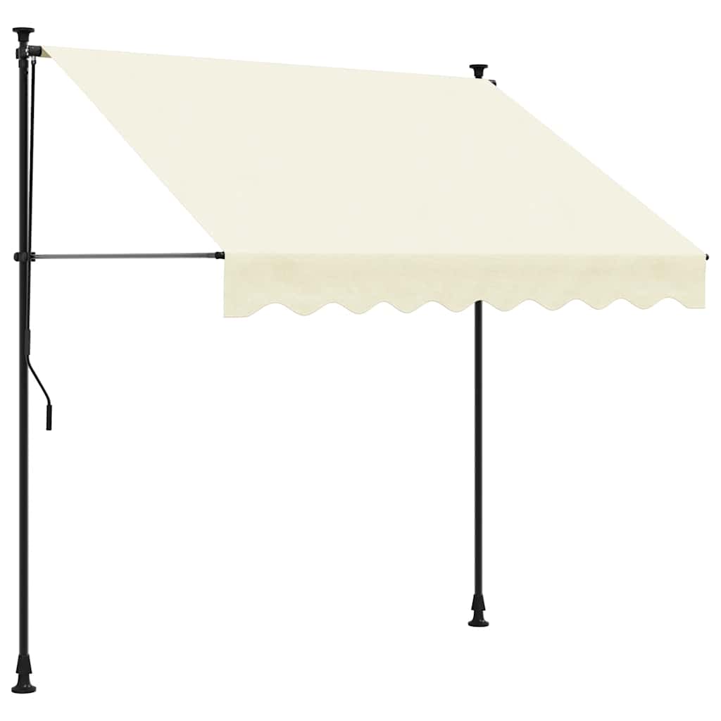 Einziehbare Markise Handbetrieben 150 cm Anthrazit