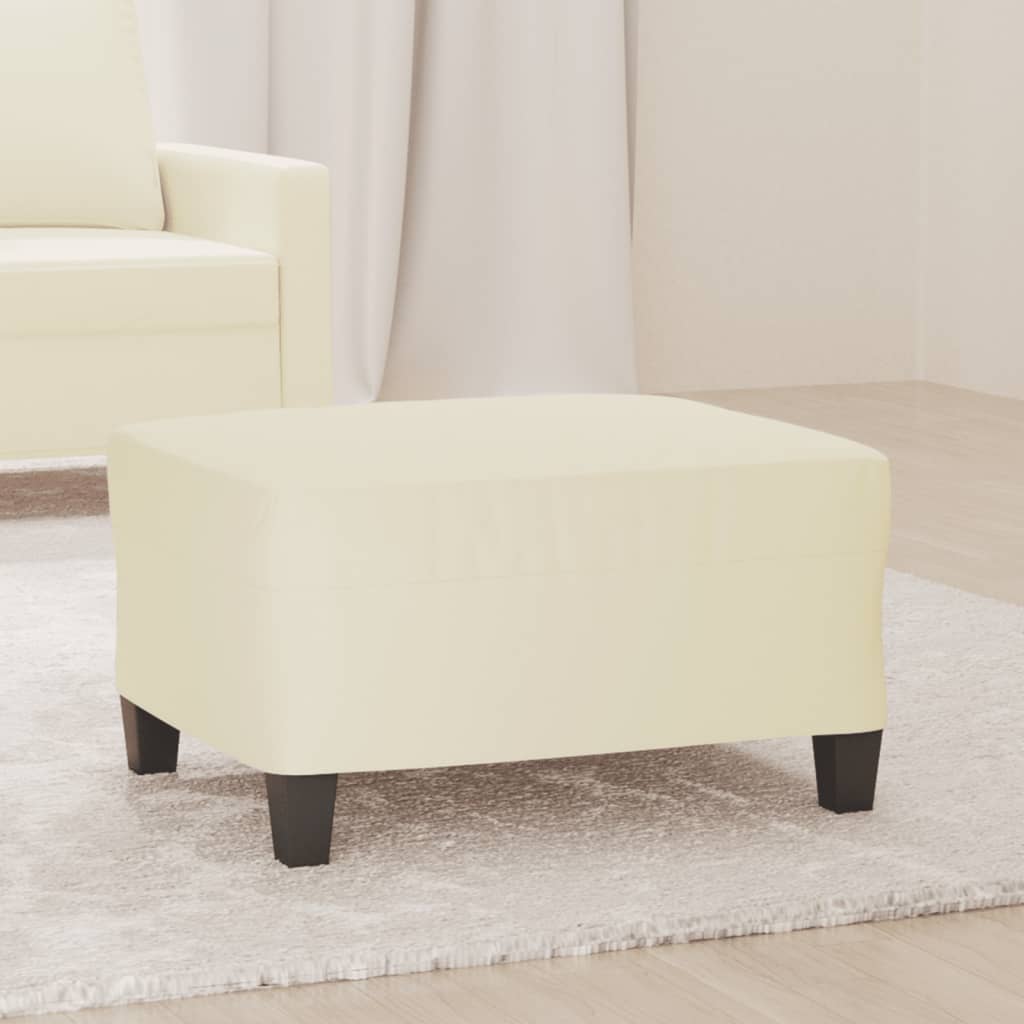Fußhocker Schwarz 60x50x41 cm Kunstleder