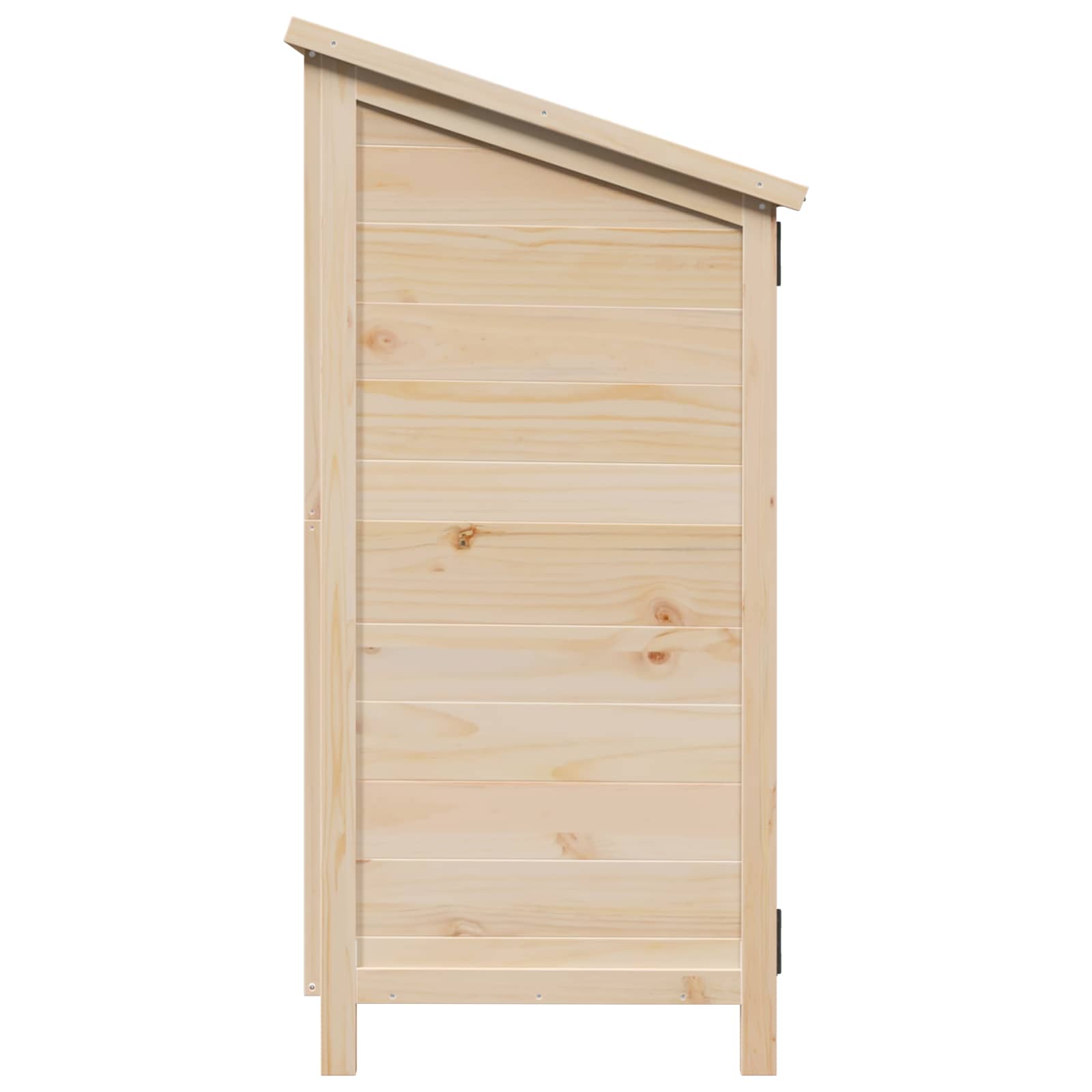 Gartenschuppen Natur 59,5 x 56 x 113,5 cm Massivholz aus Fichte