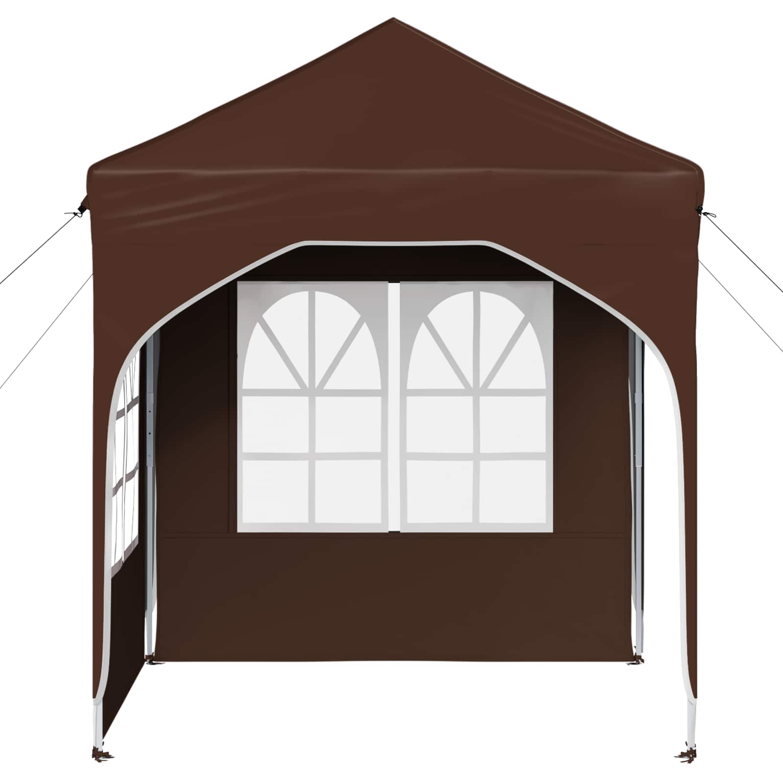 Pop-up Partyzelt 194 x 194 x 245 cm Creme