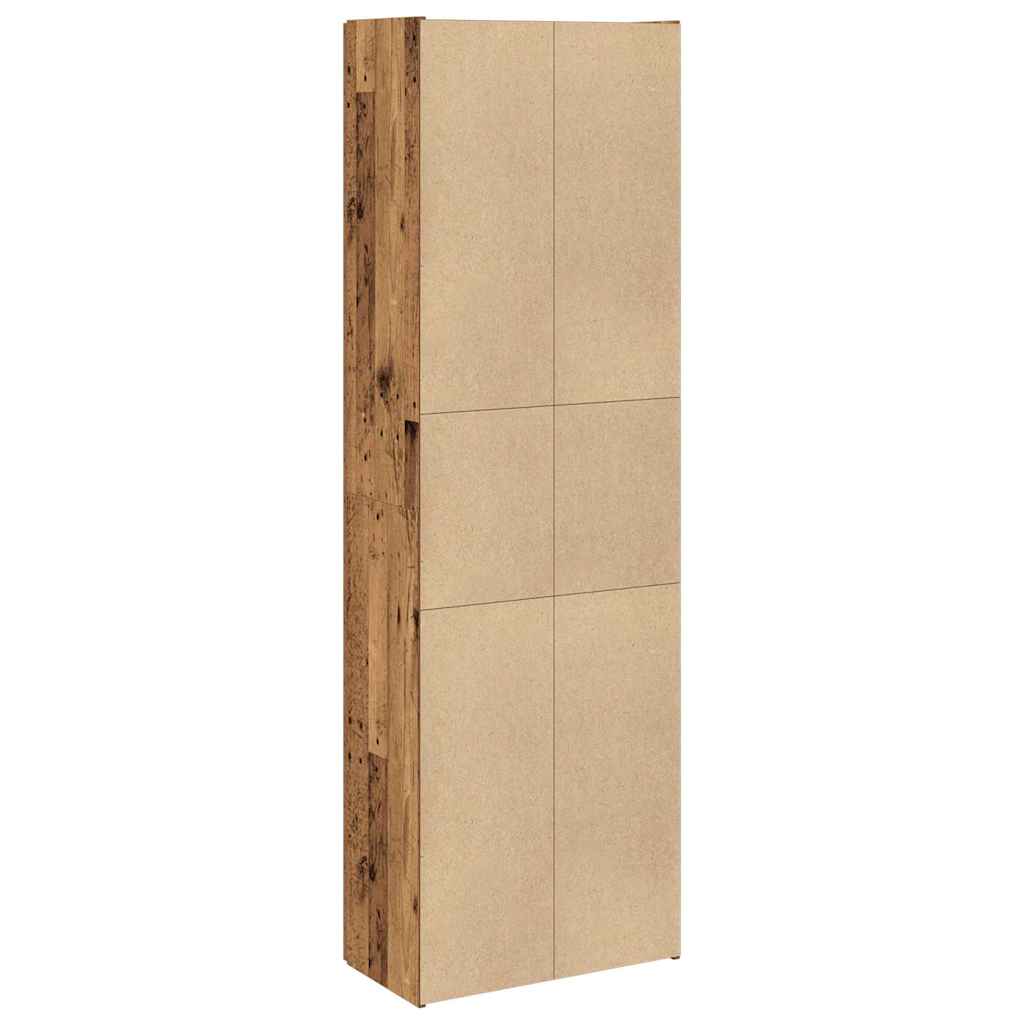 Aktenschrank Weiß 60x32x153 cm Holzwerkstoff