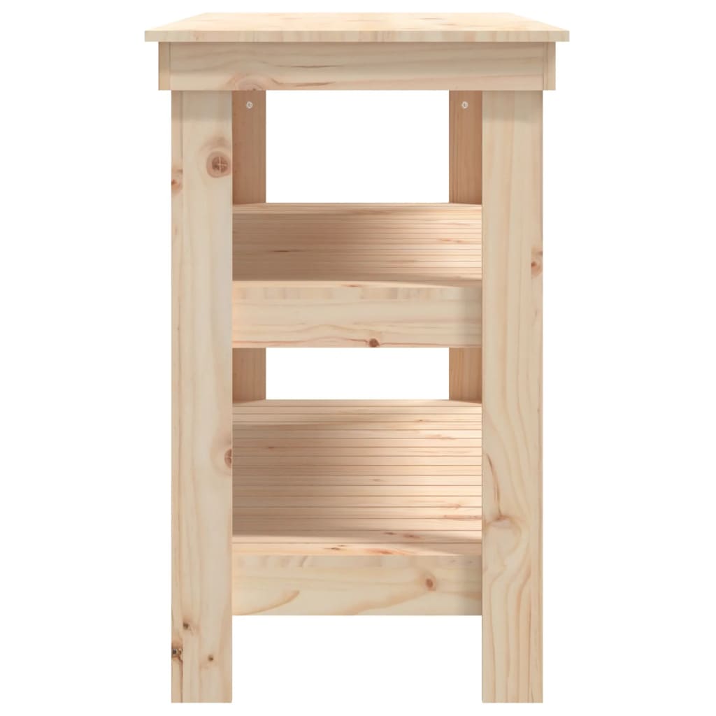 Werkbank 78,5x50x80 cm Massivholz Kiefer