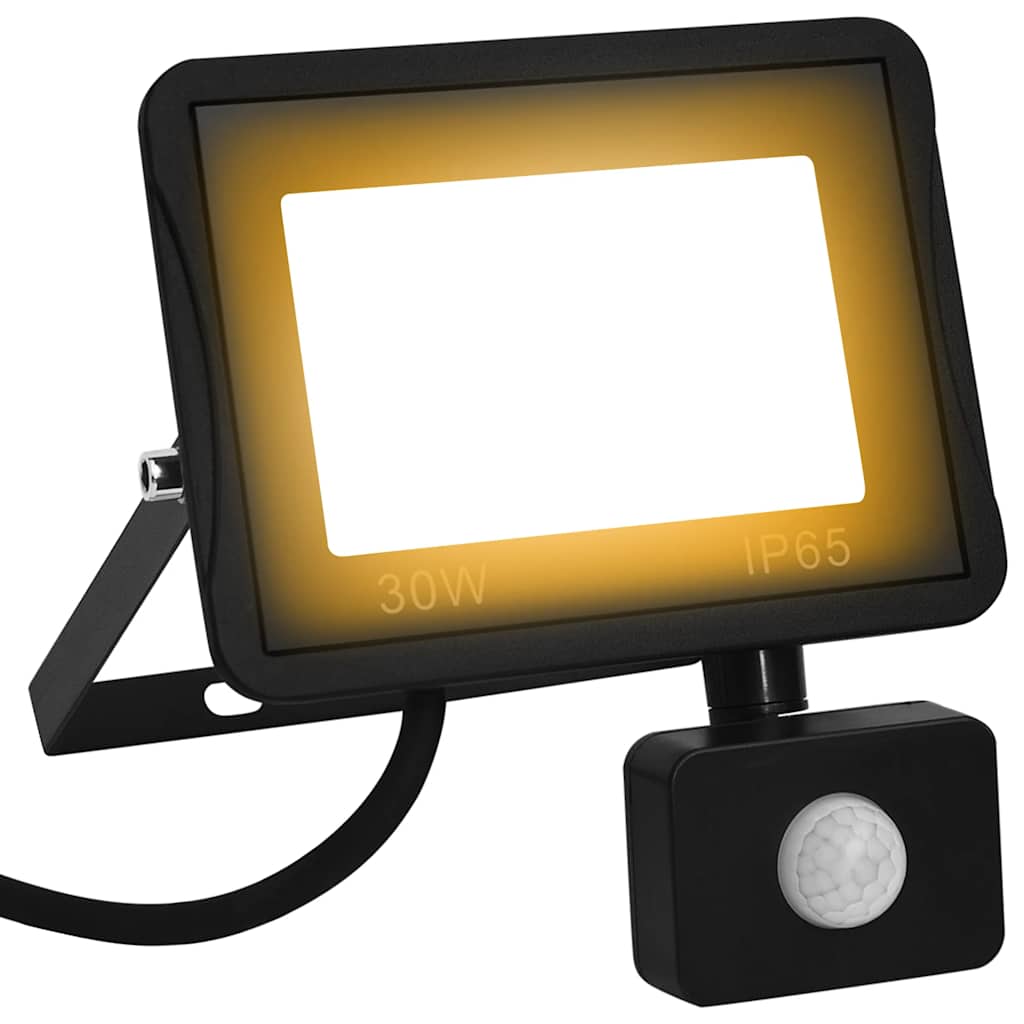 LED-Fluter mit Sensor 10W Warmweiß