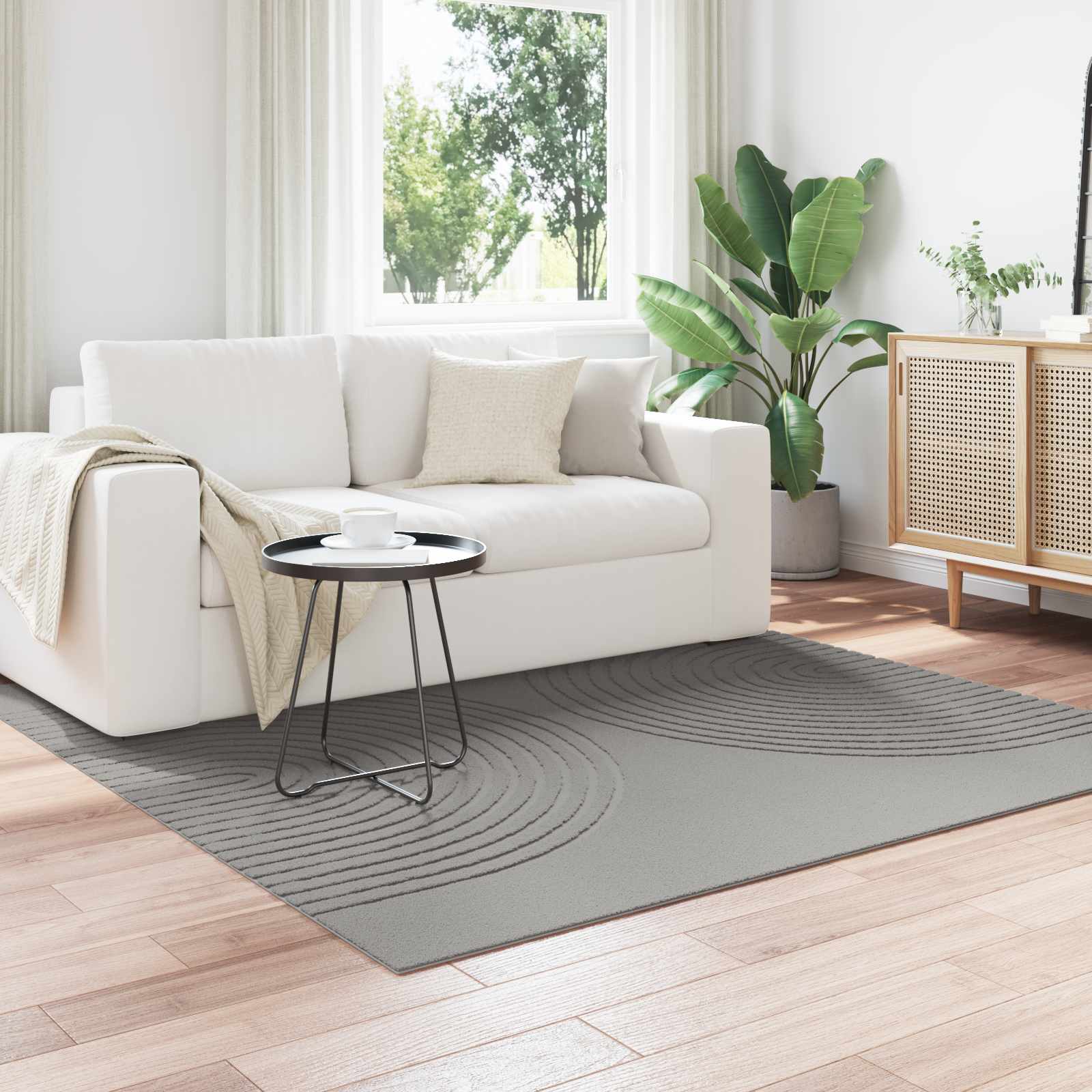 Bereichsteppiche Rechtwinklig GALATI Creme 150 x 80 cm