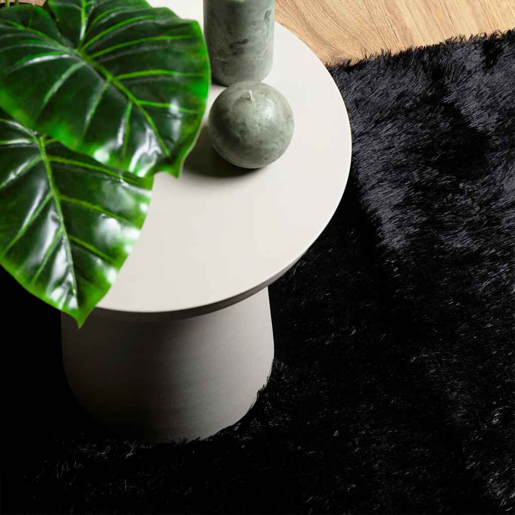Teppich Shaggy Hochflor NAVARRA Beige 60x100 cm Polyester