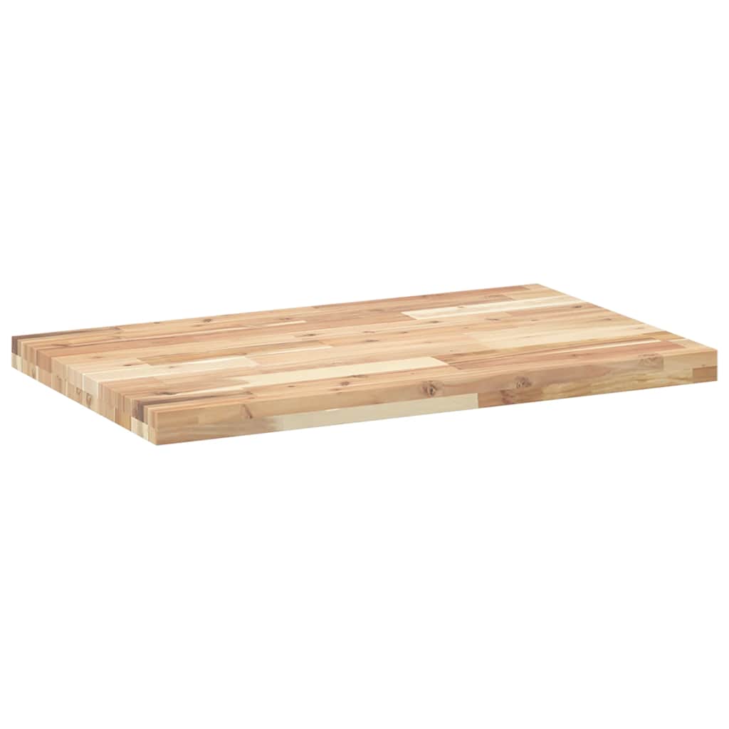Schreibtischplatte Unbehandelt 60x50x2 cm Massivholz Akazie