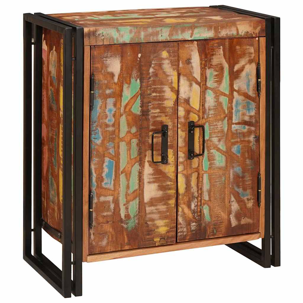 Nachttisch Braun 66 x 35 x 76 cm Massives, grobes Mangoholz