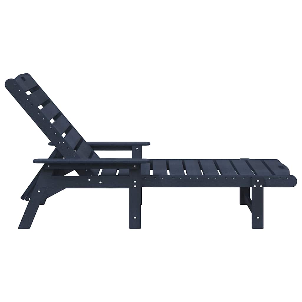 Sonnenliege 2 pcs Weiß 195,5 x 53 x 98,5 cm Polyethylen