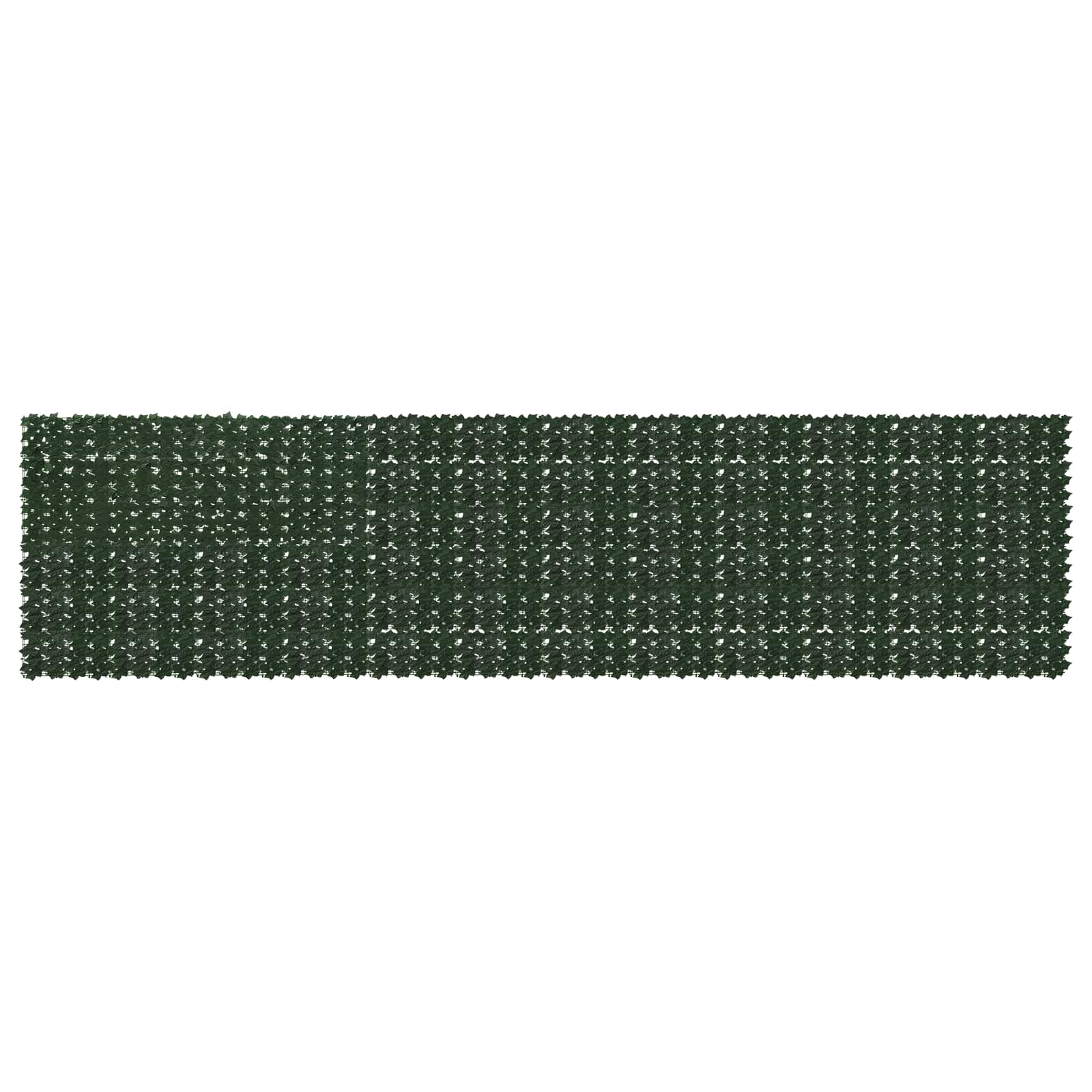 Balkon-Sichtschutz mit Dunkelgrünen Blättern 300x75 cm