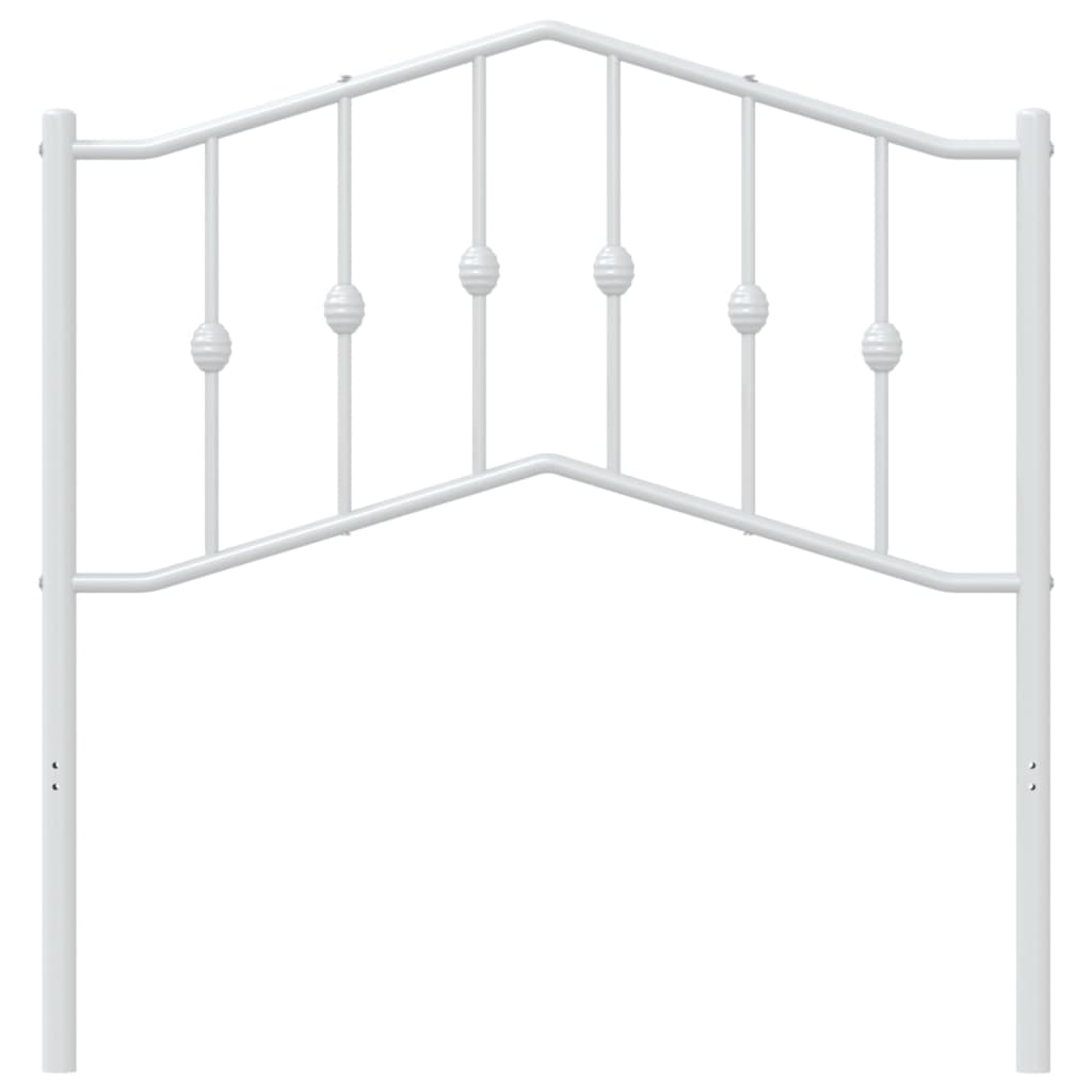 Ersatz-Kopfteil Metall Schwarz 90 cm