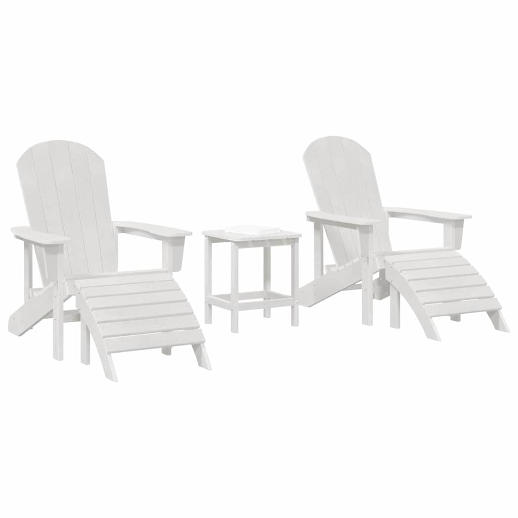 Gartenstuhl 2 pcs Weiß 83 x 74 x 92 cm Polyethylen