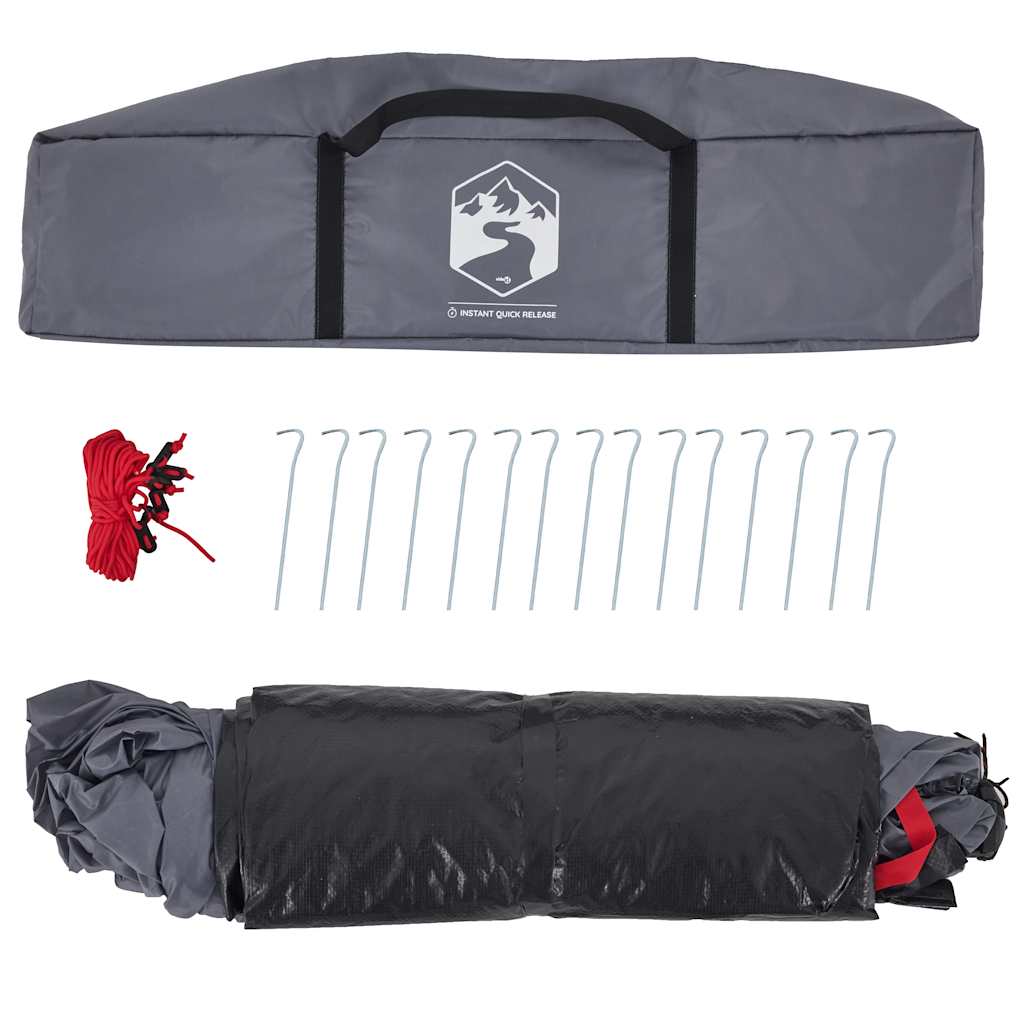 Kuppel-Campingzelt 3 Personen Grün Quick Release