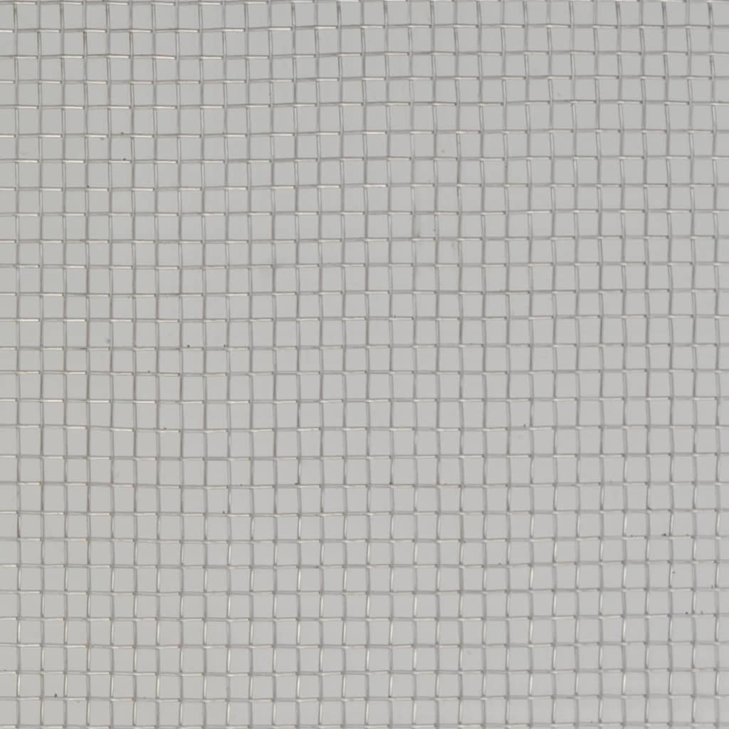Drahtzäune 100 x 500 cm Mesh Edelstahl 201 Silber
